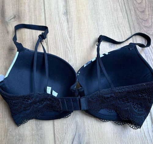 Auden Bra 34DD Black Floral Lace Womens Lingerie Convertible Demi NWT Size  undefined - $14 New With Tags - From Alexis