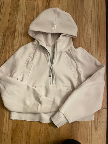 Lululemon Scuba Oversized Half-zip Hoodie In Dewy