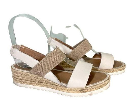 Aquatalia Womens Off White Annalise Alice Espadrille Slingback