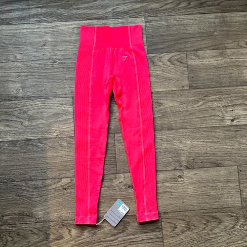 Gymshark Ultra Seamless Leggings- Neon Pink - $36 (48% Off