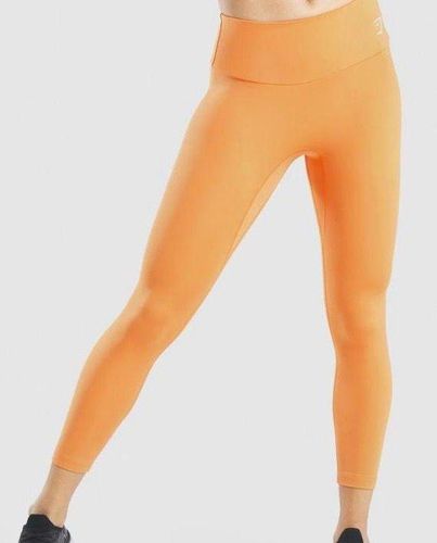 Gymshark, Pants & Jumpsuits, Gymshark Training Womens Leggings Red Orange  Size Xl