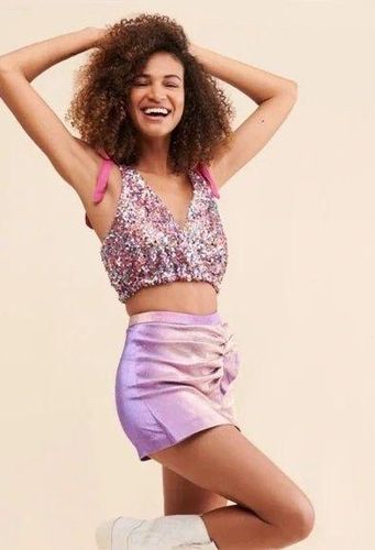 NWOT Intimately Free People 'Big Night' Sequin Crop Top!