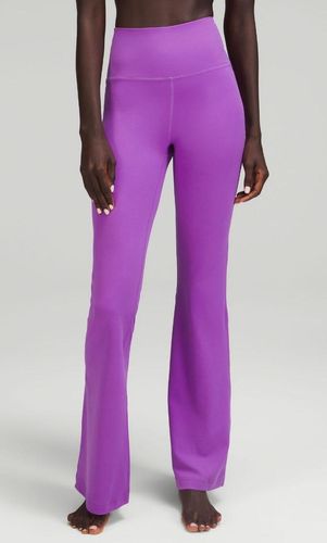 lululemon athletica, Pants & Jumpsuits, Lululemon Fast And Free High Rise  Fleece Tight Size 4 Purple