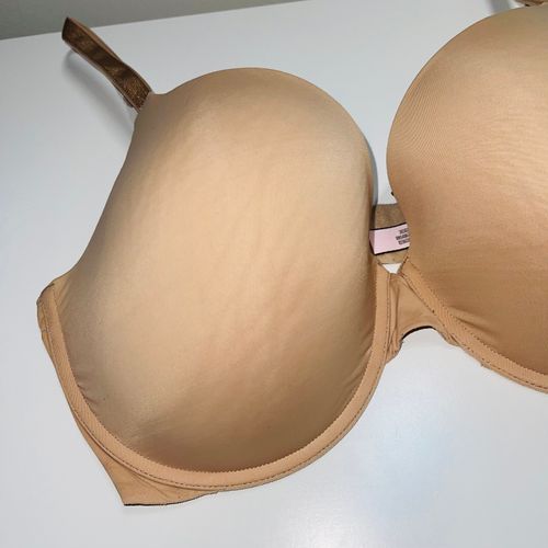 Victoria's Secret Uplift Semi Demi Push-up Bra in Tan Size 36 F / DDD - $29  - From Courtney