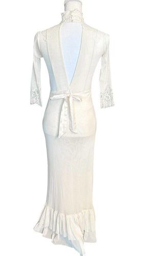 Hah White Reversible Take A Bow Lace Dress Size XS - $153 - From Morgyn