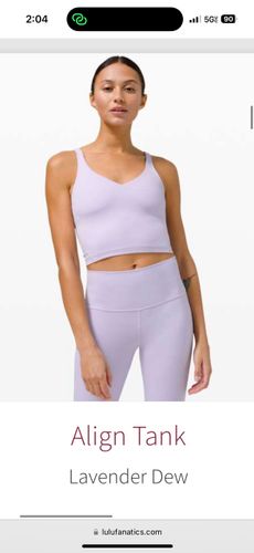 Lululemon Align Tank Top - Pink Savannah - lulu fanatics  Lululemon  outfits, Lululemon align, Lululemon align tank