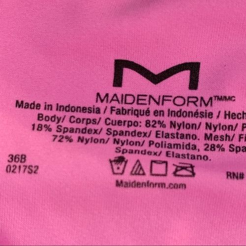 Maidenform Pink & Gray Shaping Sports Bra 36B Size undefined - $23 - From  Megan