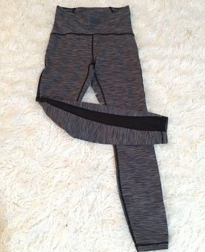 Lululemon MESH BACK HIGH WAIST LEGGINGS Size 4 - $63 - From Kayla