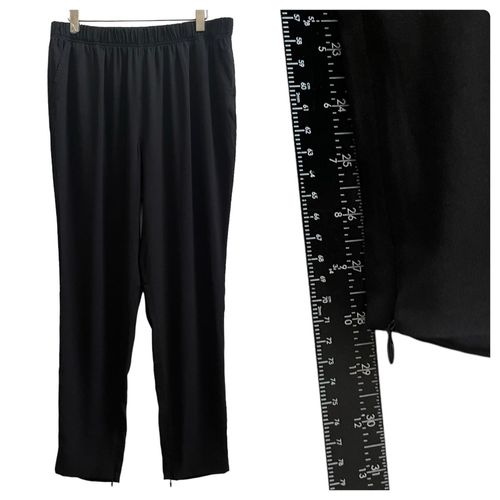 St. John Black Triacetate Blend Pocket Harem Slouchy Pant Size Large NOT  Knit - $32 - From M