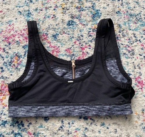 Lululemon Drop It Like It's Hot Zip Up Sports Bra