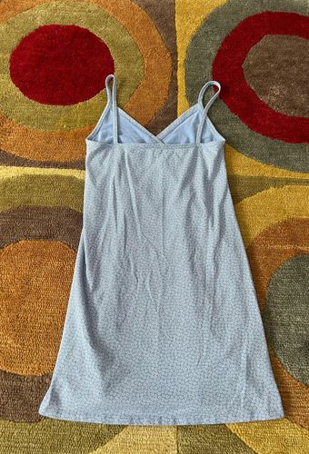 Brandy Melville, Dresses, Brandy Melville Amara Dress Light Blue Floral  Print Sleeveless One Size