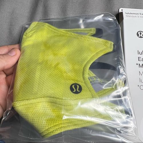 Lululemon Ear Loop Face Mask *Mesh Overlay NWT (Unused/Unopened) *BRAND NEW  Yellow - $11 (21% Off Retail) New With Tags - From LiftUp