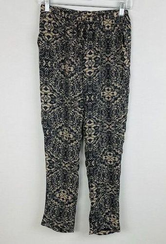 Halara Pants Size XS Wide Leg Pull On Elasticated Waist Cotton