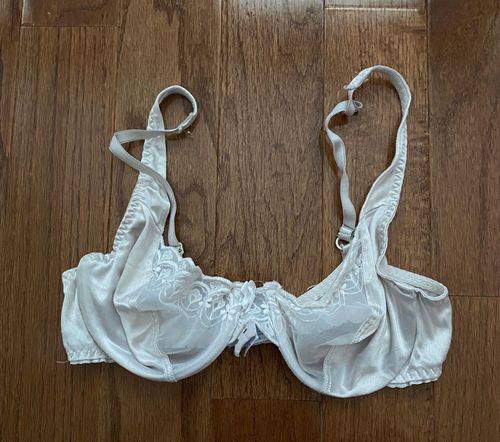 Maidenform Vintage coquette 90s maiden form paisley print sweet nothings  white mesh bra Size 36 B - $29 (35% Off Retail) - From roya