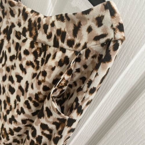 Secret Treasures size small 4/6 top medium 8/10 pants Pajama set leopard  print - $11 - From Sara