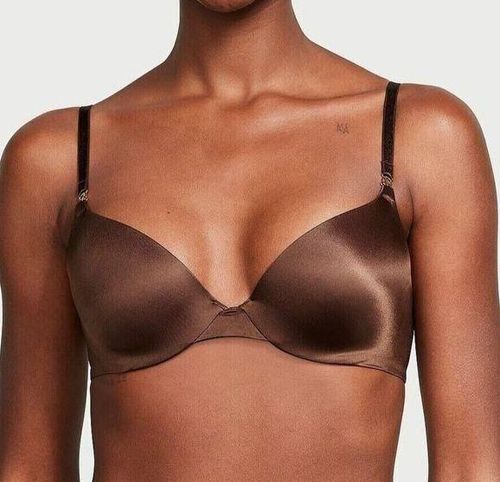 Victoria's Secret Icon by Smooth Push-Up Demi Bra Ganache 38D 26810529  Brown Size undefined - $30 New With Tags - From Diane