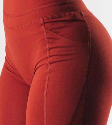 Alphalete, Pants & Jumpsuits, Alphalete Force Leggings Red Brand New