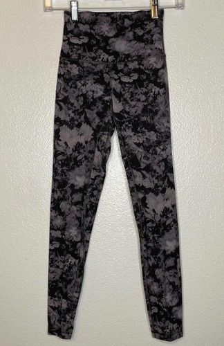 Lululemon Align Pant II 25 Floral Illusion Ice Grey Multi Size 2