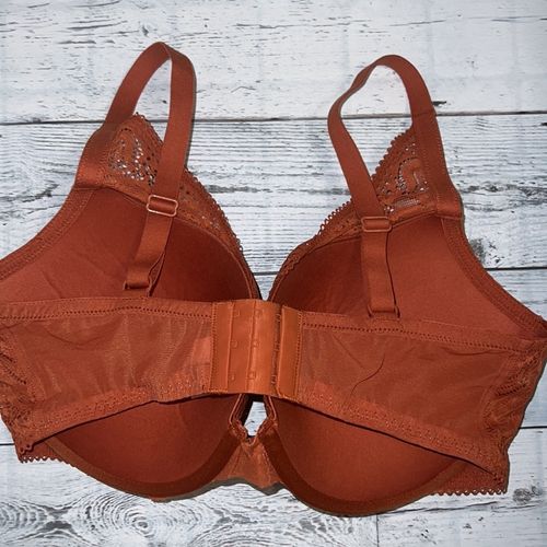New - Auden Bra Size 32DDD Underwired Push-Up Adjustable Straps Lace Floral  Li… Orange - $14 New With Tags - From Shoptillyoudrop