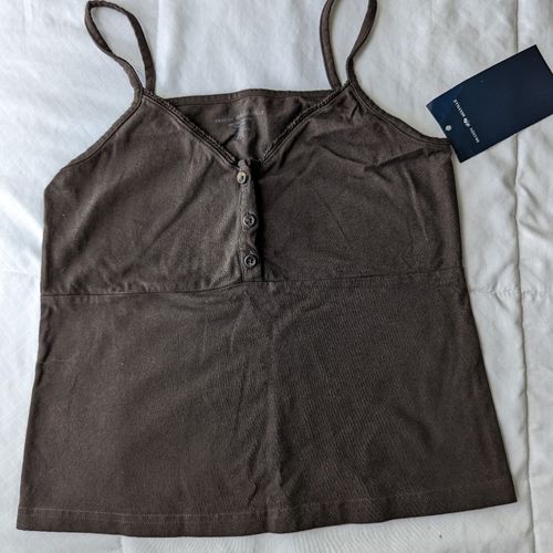 Brandy Melville, Tops, Nwt Brandy Melville Brown Tiffany Tank Top