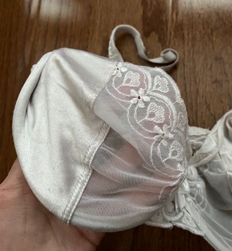 Maidenform Vintage coquette 90s maiden form paisley print sweet nothings  white mesh bra Size 36 B - $29 (35% Off Retail) - From roya