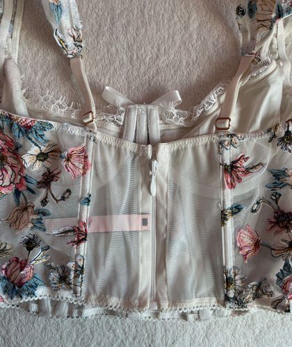 Victoria's Secret Floral Corset Top Multi - $43 (27% Off Retail