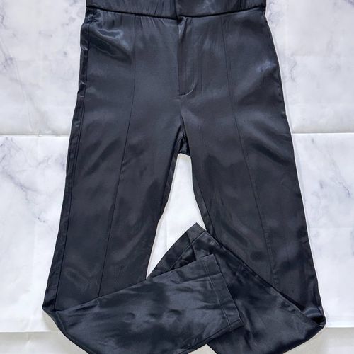 ZARA NWT Satin Effect Leggings in Black Size L - $52 New With Tags - From  Amy