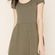 Forever 21 Muted Green Dress With Pockets Photo 1