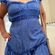 Amazon Blue Polka Dot Dress Photo 5