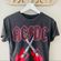 ACDC Graphic Tee Shirt Black/Red Sz Small Photo 4