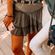 Princess Polly Marlowe Mini Skirt Khaki Photo 3