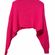 Forever 21 cropped hot pink sweater size small Photo 5