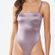 Forever 21 Satin Purple Thong Bodysuit (New Without Tags) Photo