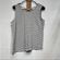 Chico's  Black & White Stripe Sleeveless Criss Cross Back Blouse Size 2 (L) Photo 32