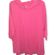 Columbia Hooded Lightweight Burnout Top Bright Pink Size 2X Photo