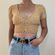 Forever 21 Yellow Floral Crop Top Photo