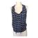 a.n.a  (a new approach) Sleeveless Navy Blue Print Blouse, Petite Small Photo 26