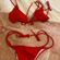 Amazon Red Bikini Photo