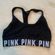 PINK - Victoria's Secret VS PINK Logo Sports Bra Bralette  Photo 1