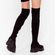 Nasty Gal Faux Suede Over The Knee Boots Photo 3