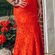 Boutique Red Prom Dress Photo