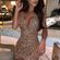 Boutique S) 2022 fashion backless gold sequin sexy dress Photo 9