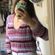 Urban Outfitters purple striped v-neck cropped crochet sweater Photo 2