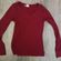 Brandy Melville Red Long Sleeve Top Photo 1