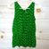 Anthropologie  VANESSA VIRGINIA Women’s Green Boho Pattern Sleeveless Peplum Top Photo 2