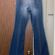 Delia's NWT Delia’s No Waist Fray Women Bell Bottom Flared Denim Jeans Size 7/8 100% Cotton Photo 2