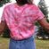 St. John’s Bay Pink Tie Dye T-shirt  Photo 4
