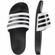 Adidas Unisex White Black Slide Sandals NEW Photo 2