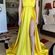 Jovani Yellow Prom Dress Photo 1