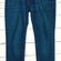 7 For All Mankind Dark Blue Cropped Frayed Jeans Photo 3